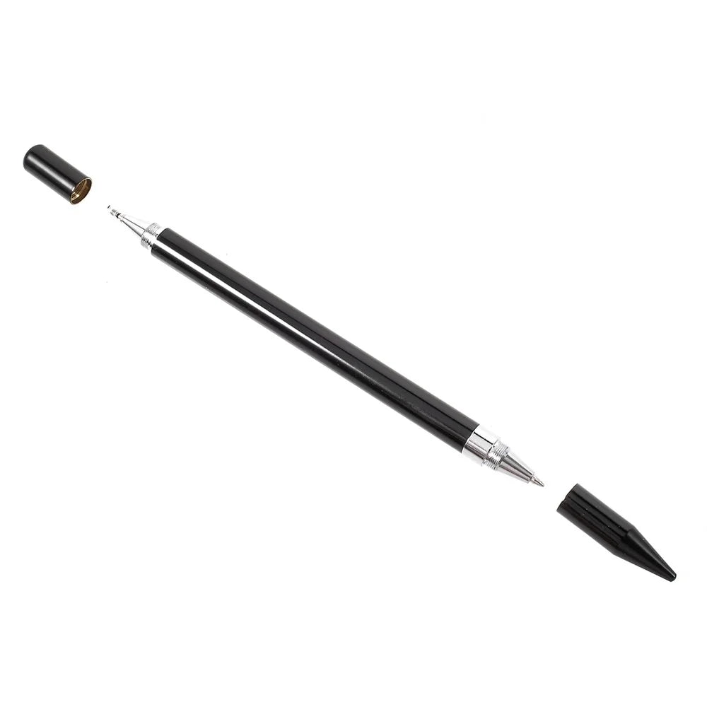 2 in 1 Muto-Function Stylus Pen with Ball Point Pen Feature for iPhone Samsung Sony etc. - Black - 4