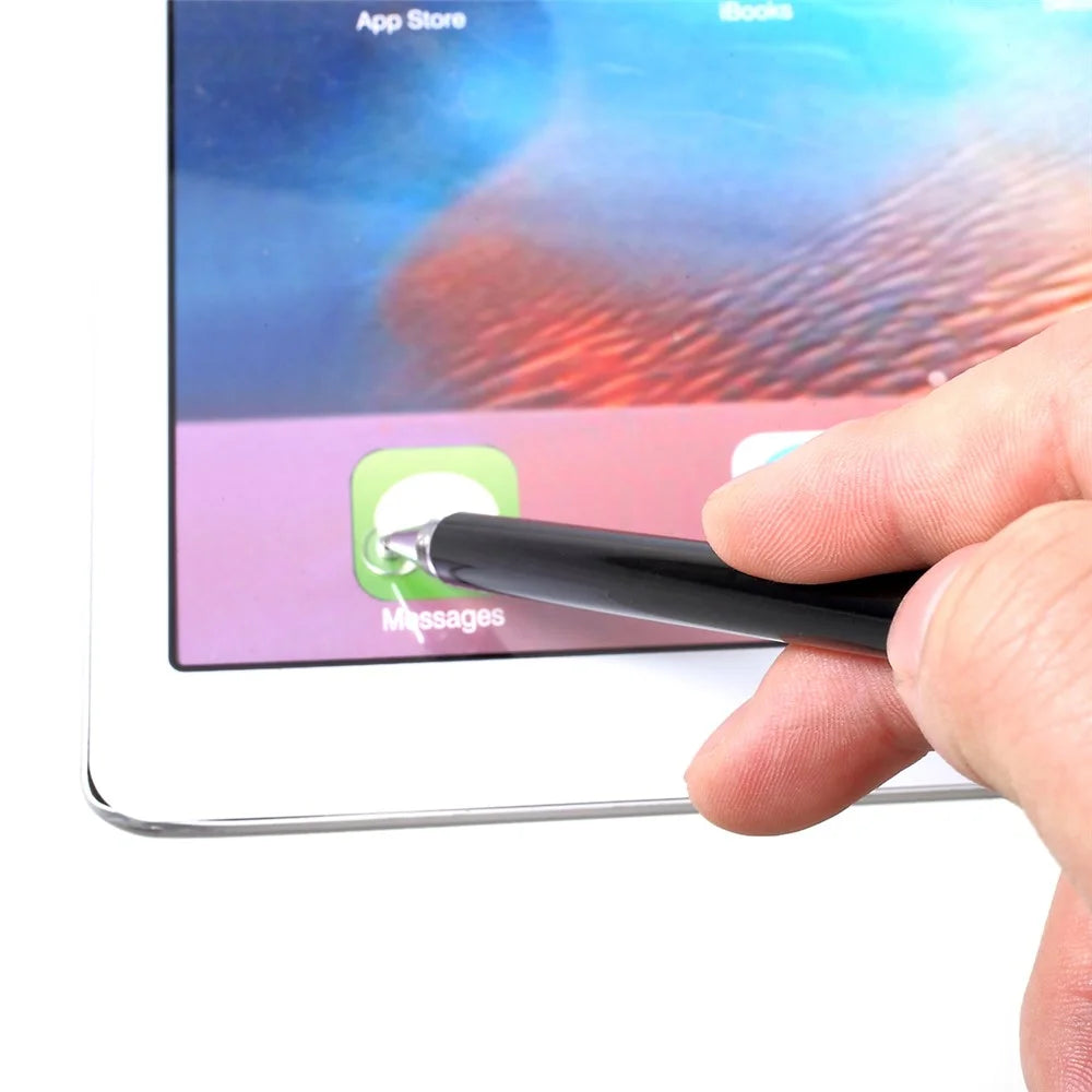 2 in 1 Muto-Function Stylus Pen with Ball Point Pen Feature for iPhone Samsung Sony etc. - Black - 7