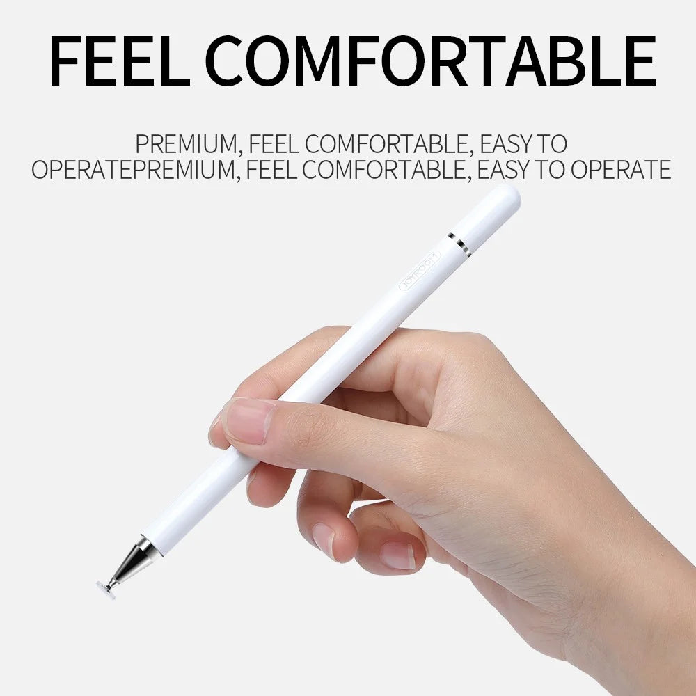 JOYROOM Excellent Painting Series Passive Capacitive Pen for iPhone Samsung Huawei Etc. - White - 3