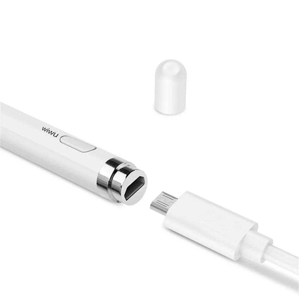 WIWU P339 Stylus Pen Pressure Sensing Capacitive Pen Rechargeable Digital Stylish Pen Pencil for iOS and Android Devices Touch Screen - 2
