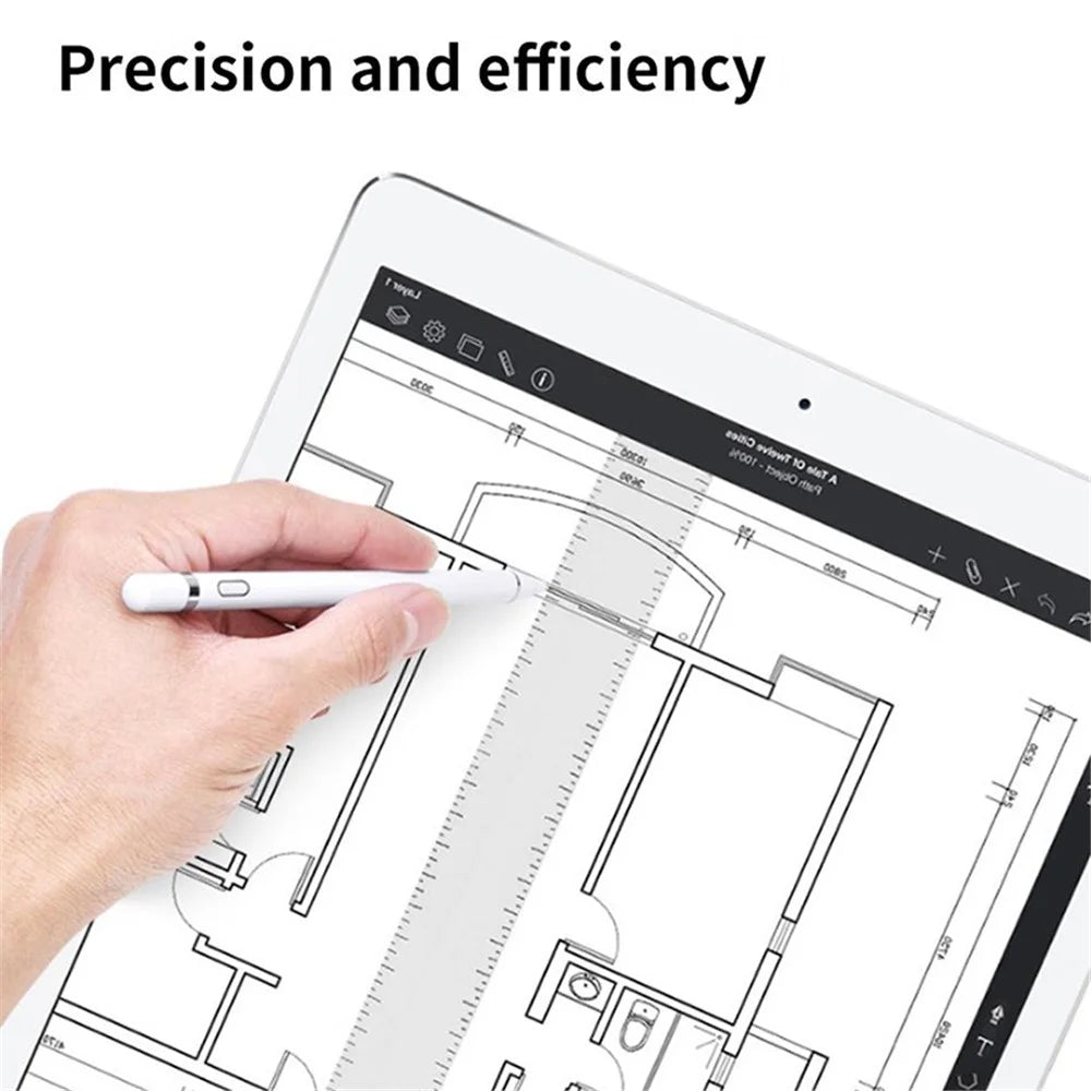 WIWU P339 Stylus Pen Pressure Sensing Capacitive Pen Rechargeable Digital Stylish Pen Pencil for iOS and Android Devices Touch Screen - 4