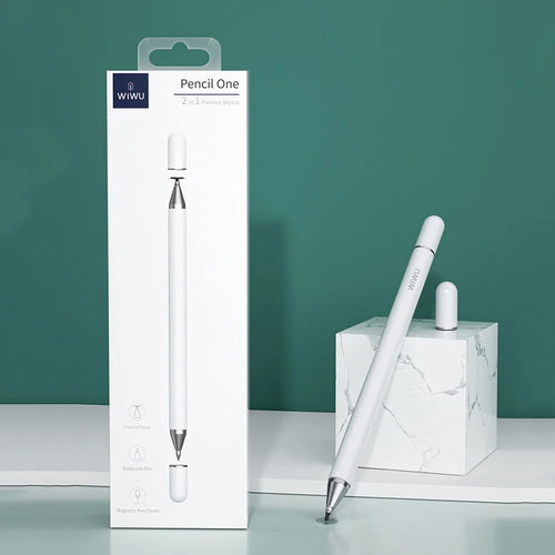 WIWU Pencil One 2 in 1 Passive Capacitive Pen + Ballpoint Pen Support Android Apple Microsoft System - 1