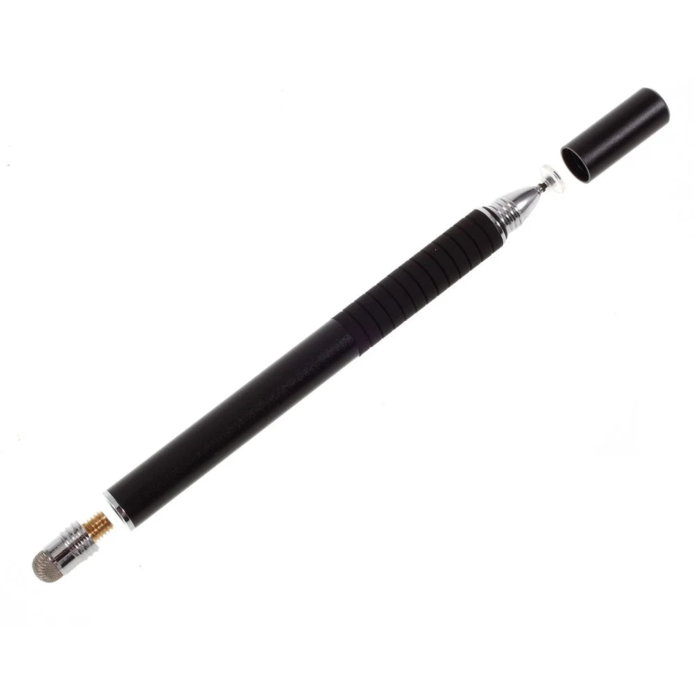 2-in-1 Disc Stylus Touch Screen Pen for Capacitive Touch Screen Smartphone and Tablet - Black - 3