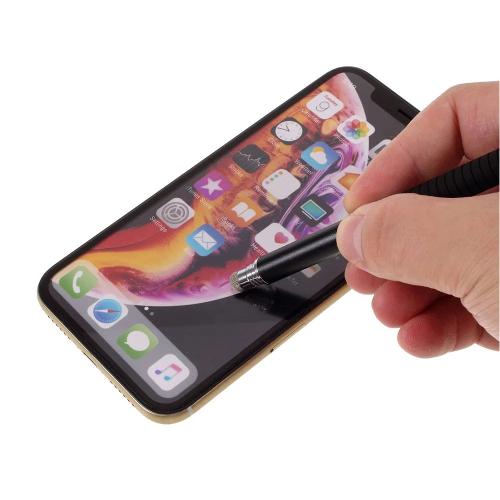 2-in-1 Disc Stylus Touch Screen Pen for Capacitive Touch Screen Smartphone and Tablet - Black - 4