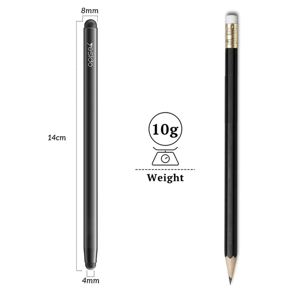 YESIDO ST01 2 in 1 Touch Screen Pen Capacitive Stylus for iPad iPhone Tablets Samsung - 3