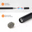 JD02 Universal 2-in-1 Round Disk/Cloth Pen Tip Capacitive Stylus Pen Tablet Phone Magnetic Adsorption Cap Drawing Writing Stylus Pen - Silver - 3