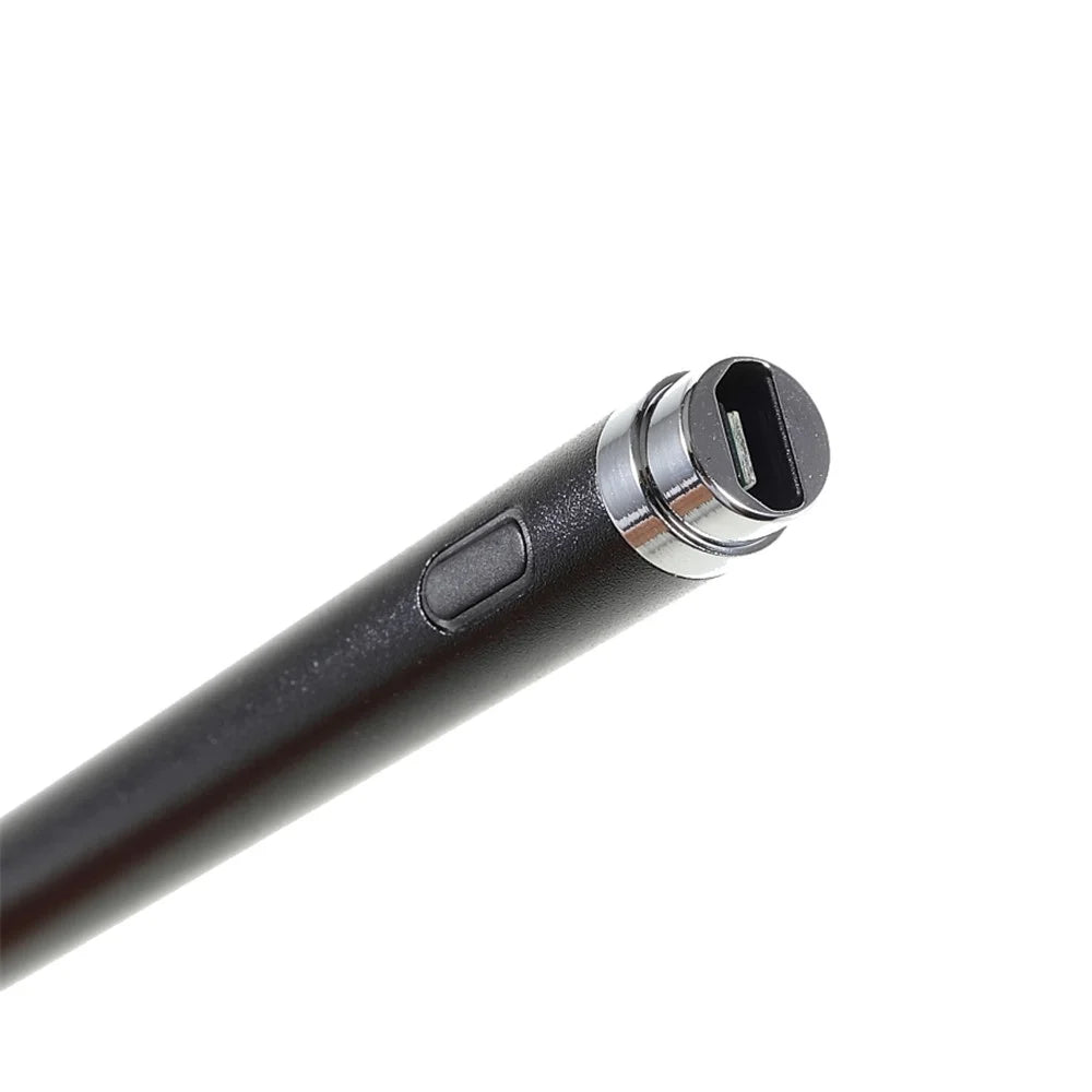 Cylindrical Universal Active Capacitive Stylus Pen Tablet High Sensitivity Drawing Writing Stylus Pen for iOS Android - Black - 4