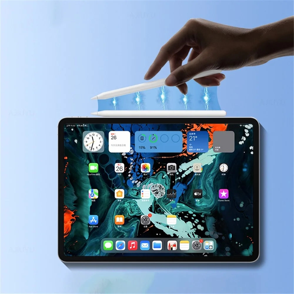 For iPad (2018-2022) Tablet Drawing Writing Stylus Pen Magnetic Adsorption Charging Palm Rejection Tilt Sensitivity Stylus Pen - 6