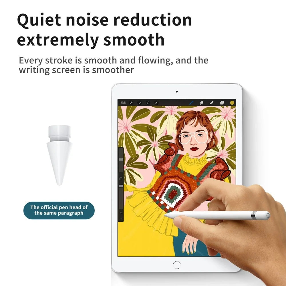 M1 For Apple Pencil (1st and 2nd Generation) Stylus Pen Tip Replacement Touch Screen Pen Nib - 5