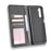 Magnetic Retro Leather with Wallet Shell for Realme 6 - Black - 4