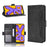 Leather Wallet Phone Cover Shell with Multiple Card-Carrying Slots for Vivo Y20 2020/Y20i - Black - 1