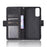 Leather Wallet Phone Cover Shell with Multiple Card-Carrying Slots for Vivo Y20 2020/Y20i - Black - 3