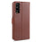 AZNS TPU + PU Leather Phone Protective Case for Vivo Y20/Y20i - Brown - 2