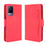 Multiple Card Slots Wallet Mobile Phone Leather Case for vivo V21 5G / 4G Protector Cover - Red - 1