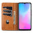 AZNS for vivo V21 4G Stand Wallet Case Auto-absorbed Magnetic Leather Phone Shell - Brown - 5