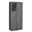 Vintage Style Auto-absorbed Folio Flip Leather Phone Case Shell with Wallet Stand for Realme GT Master - Black - 3