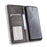Vintage Style Auto-absorbed Folio Flip Leather Phone Case Shell with Wallet Stand for Realme GT Master - Black - 5