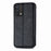 For Realme GT Master PU Leather Case Rhombus Imprint Wallet Stand Phone Cover - Black - 3