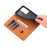 AZNS Durable Wallet Design PU Leather Shockproof Phone Cover Case for vivo X70 - Brown - 7