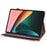 Imprinting Flower Card Slots Stand Design PU Leather Tablet Cover Case for Realme Pad 10.4-inch - Rose Gold - 3