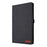 Card Slots Design Cloth Texture PU Leather Folding Folio Stand Cover for Realme Pad 10.4 inch - Black - 2