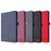Card Slots Design Cloth Texture PU Leather Folding Folio Stand Cover for Realme Pad 10.4 inch - Black - 6