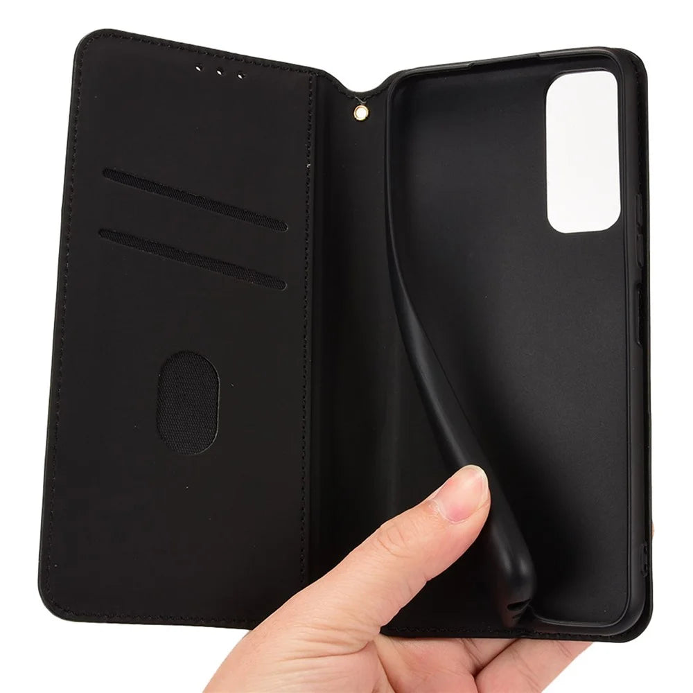For vivo Y72 5G (Global)/Y52 5G/Y53s 5G/iQOO Z3 5G/T1X/iQOO Z5x 3D Rhombus Imprinted Phone Cover Wallet Stand Folio Flip Leather Case - Blue - 6