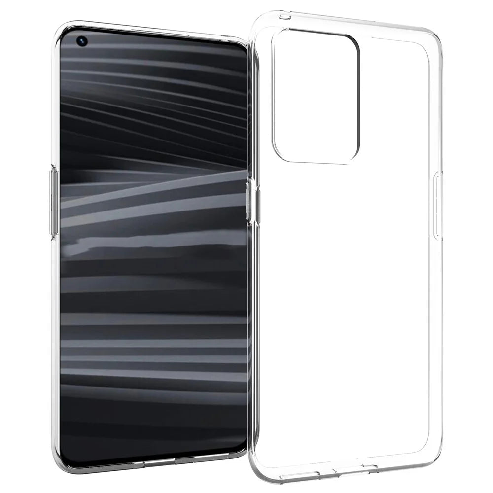 10Pcs/Pack Clear Anti-watermark Case for Realme GT2 Pro, Flexible TPU Scratch Resistant Back Cover Shell - 1