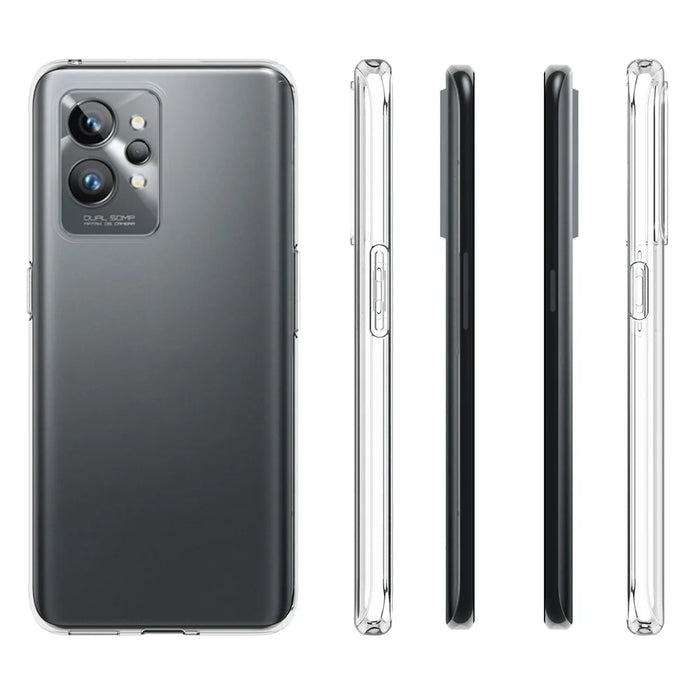 10Pcs/Pack Clear Anti-watermark Case for Realme GT2 Pro, Flexible TPU Scratch Resistant Back Cover Shell - 6