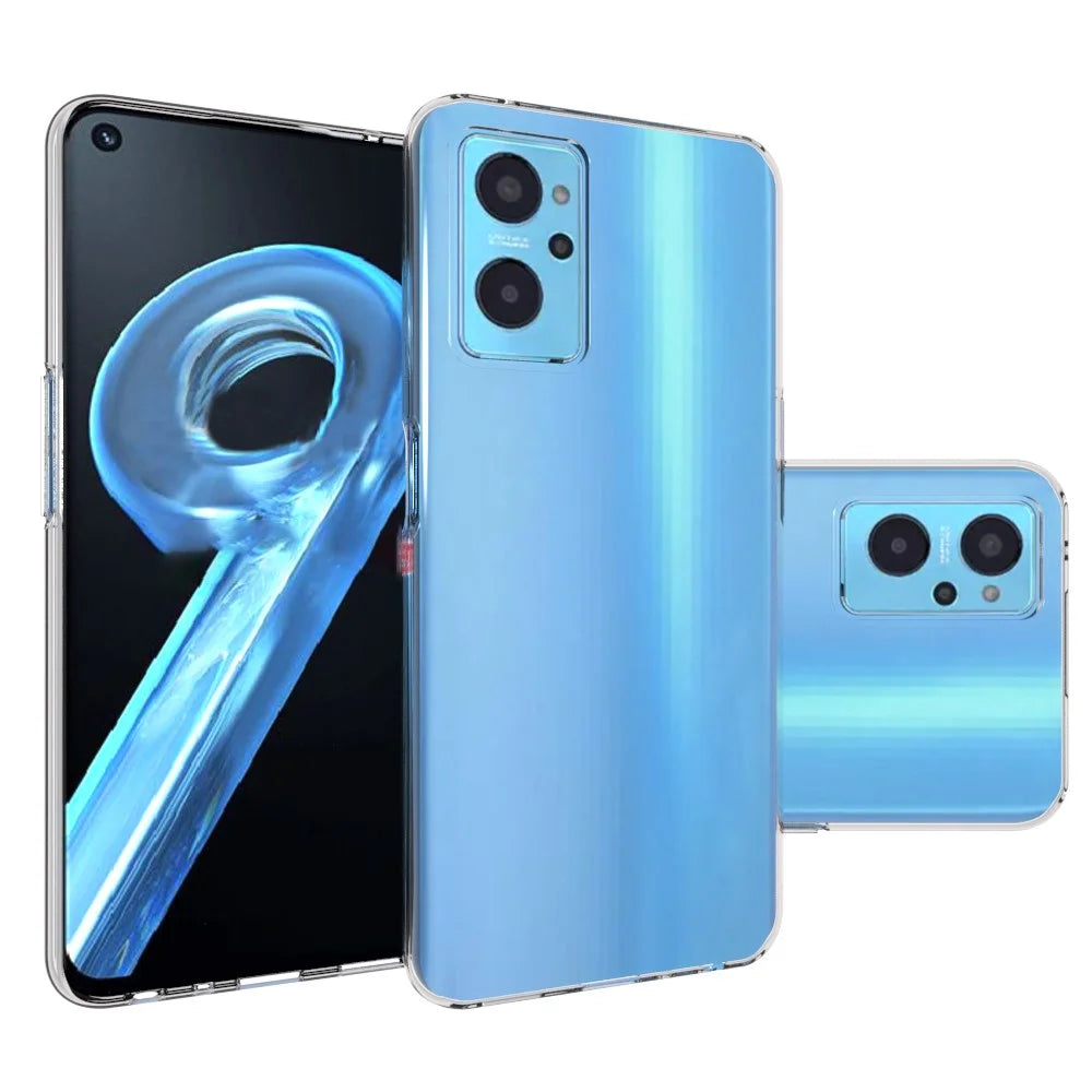 10Pcs/Pack Clear Anti-watermark Case for Realme 9i, Soft Durable TPU Drop-proof Back Cover Shell - 4