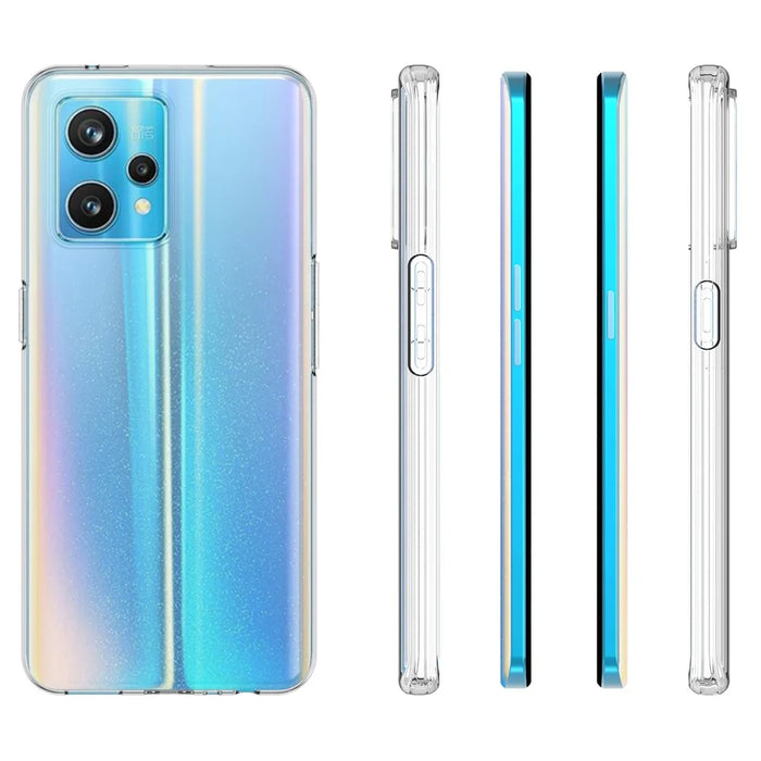 10Pcs/Pack Watermark Resistant Case for Realme 9 Pro+, Drop Protection Soft TPU Transparent Back Cover - 6