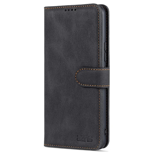 AZNS for vivo S10e 5G/V23e 4G/5G Phone Case, Folio Stand Wallet Magnetic PU Leather Protect Folio Cover - Black - 2