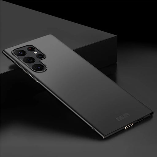 MOFI JK PC Series-1 for Samsung Galaxy S23 Ultra Drop-proof Matte Phone Case Hard PC Anti-wear Phone Cover with Strap - Black - 2