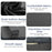 Ergonomic Memory Foam Armrest Pad Home Office Seat Armrest Pillow for Wheelchair - Crystal Velvet+Black - 4