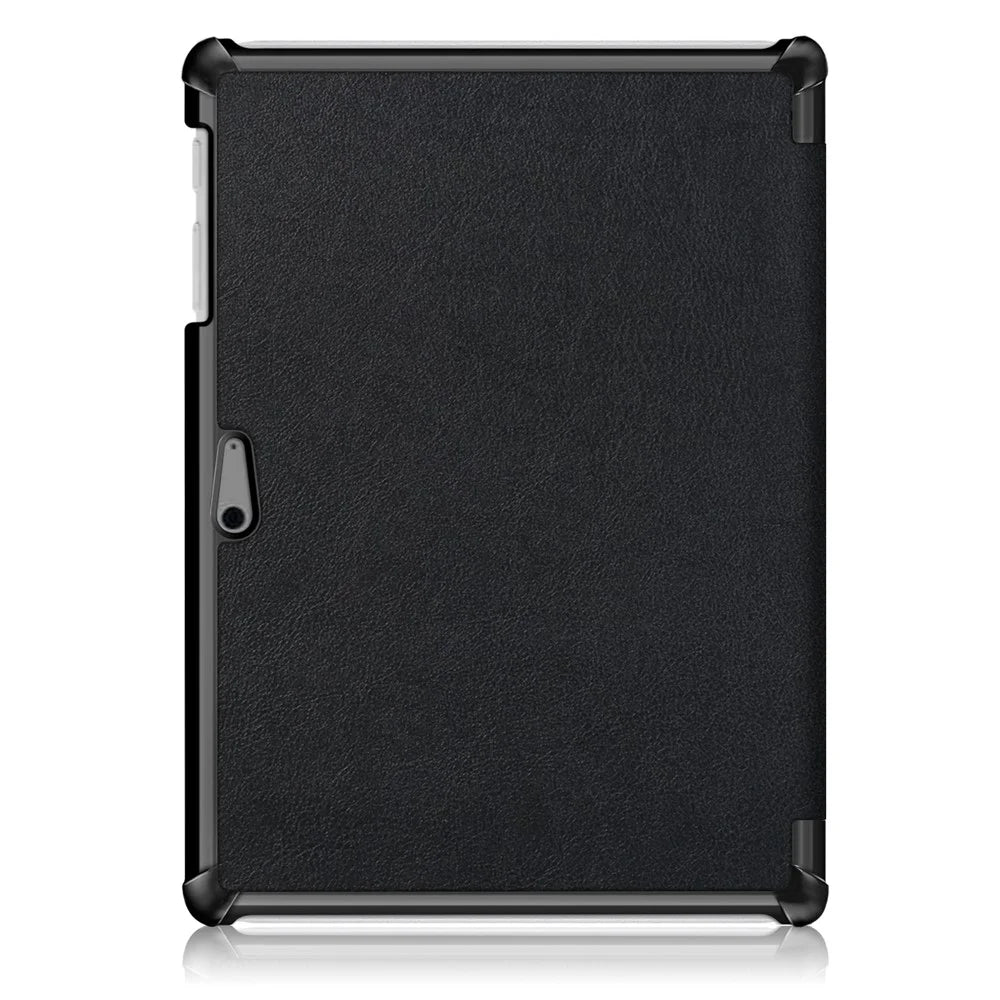 Tri-fold Stand Flip Leather Protective Case for Microsoft Surface Go - Black - 3