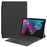Folio PU Leather Protection Stand Case for Microsoft Surface Pro 7/6/5/4 - Black - 1