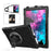 For Microsoft Surface Pro 7+ / 7 / 6 / 5 / 4 [X-Shape] PC + TPU Combo Case / 360 Degree Swivel Kickstand / Hand Strap and Shoulder Strap - Black - 1