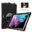 For Microsoft Surface Pro 7+ / 7 / 6 / 5 / 4 [X-Shape] PC + TPU Combo Case / 360 Degree Swivel Kickstand / Hand Strap and Shoulder Strap - Black - 2