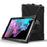 For Microsoft Surface Pro 7+ / 7 / 6 / 5 / 4 [X-Shape] PC + TPU Combo Case / 360 Degree Swivel Kickstand / Hand Strap and Shoulder Strap - Black - 3