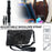 360° Swivel PC + Silicone Kickstand Tablet Shell with Shoulder Strap for Microsoft Surface Go / Go 2  / Go 3 / Go 4 - Black - 3