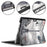 Pattern Printing Stand PU Leather Tablet Cover Case for Microsoft Surface Pro 8 - Tower - 4