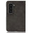 For Microsoft Surface Duo 2 Skin-touch Feeling Anti-drop PU Leather Coated Hard PC Phone Case Cover - Black - 2