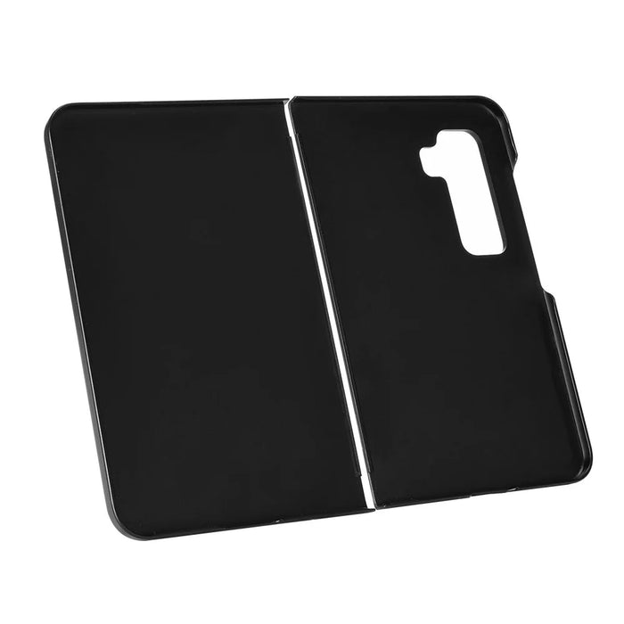For Microsoft Surface Duo 2 Skin-touch Feeling Anti-drop PU Leather Coated Hard PC Phone Case Cover - Black - 5