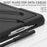For Microsoft Surface Pro 8 Protective Case Shockproof Tablet Cover TPU Frame + PC Back Shell with Kickstand - Black - 6