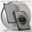 For Microsoft Surface Go 4 / Go 3 / Go 2 / Go 1 Tablet Protective Case Kickstand Hand Strap Hard PC + TPU Hybrid Cover - Brown - 5