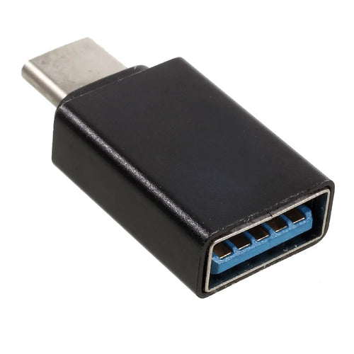 For iPhone 15 Series USB-C Type-C Male to USB 3.0 Female OTG Adapter for Google Pixel / Huawei Mate 9 Etc - Black - 1