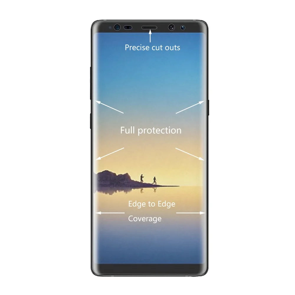 HAT PRINCE Ultra Clear PET Curved Full Coverage Screen Protector Film for Samsung Galaxy Note 8 - 2
