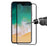 HAT PRINCE for iPhone (2019) 5.8"/ X Xs / 5.8-inch 0.26mm 2.5D Full Coverage Tempered Glass Screen Protector Film - Black - 1