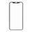 HAT PRINCE for iPhone (2019) 5.8"/ X Xs / 5.8-inch 0.26mm 2.5D Full Coverage Tempered Glass Screen Protector Film - Black - 3