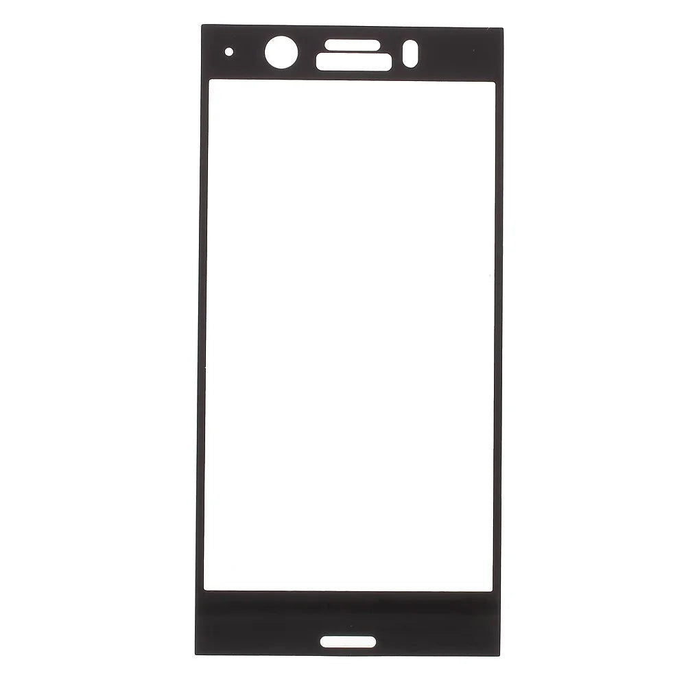 3D Tempered Glass Full Screen Coverage Protector Film for Sony Xperia XZ1 Compact - Black - 1